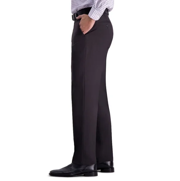 Mens Haggar Premium Comfort Straight-fit Flat-front dress pants - Picture 3 of 9